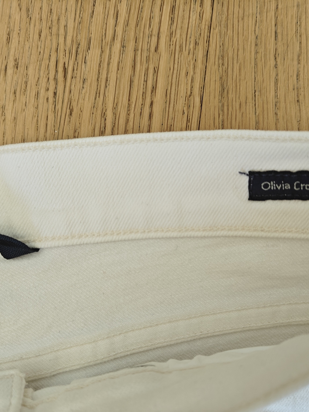 Citizens of Humanity Olivia Crop High Rise Slim White Jeans Size 28 - Picture 7 of 7